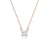 Swarovski Attract Square Rose Tone Necklace