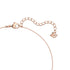 Swarovski Attract Square Rose Tone Necklace