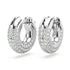 Swarovski Dextera Rhodium Hoop Earrings