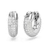 Swarovski Dextera Rhodium Hoop Earrings