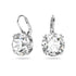 Swarovski Millenia Round Cut Rhodium Earrings