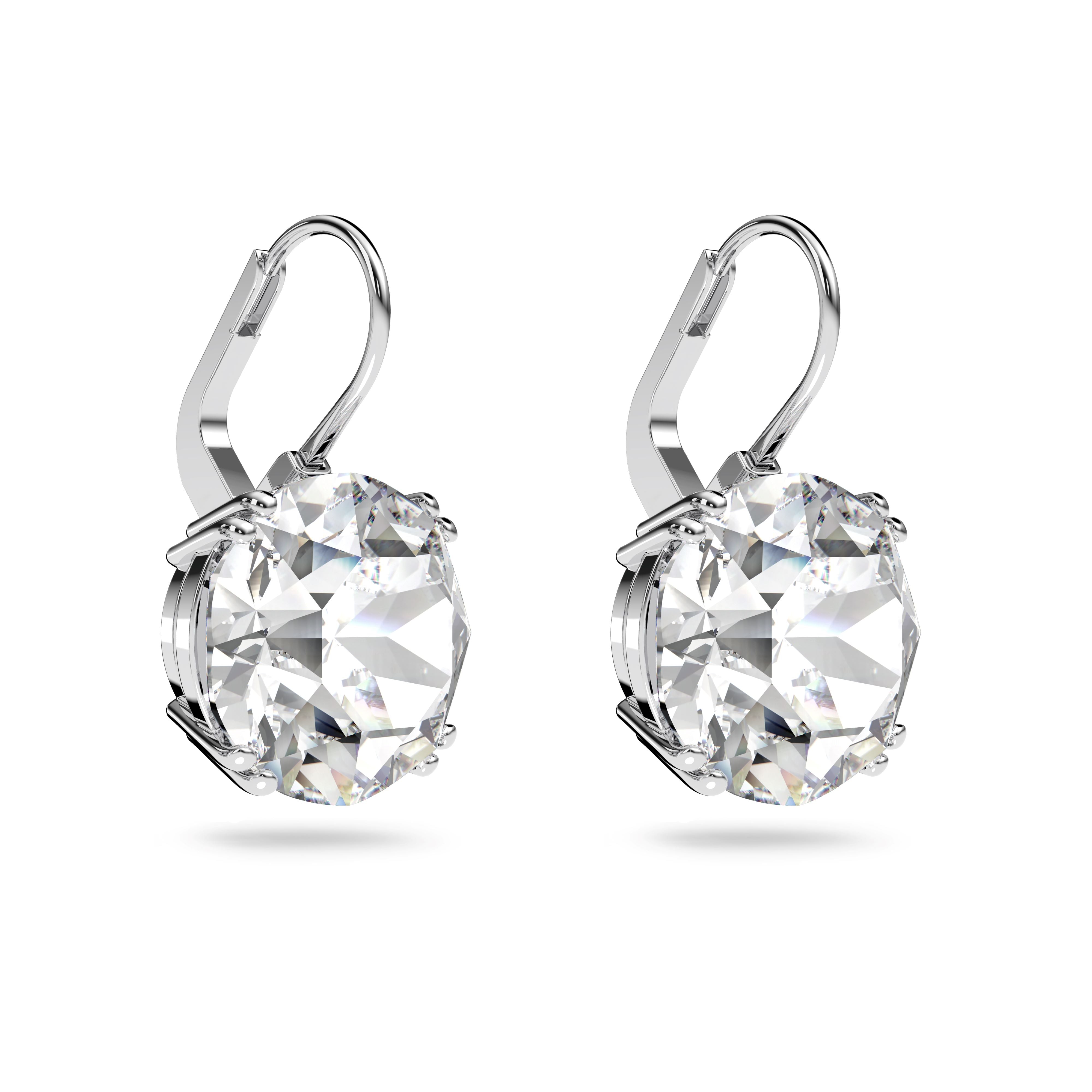 Swarovski Millenia Round Cut Rhodium Earrings