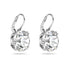 Swarovski Millenia Round Cut Rhodium Earrings