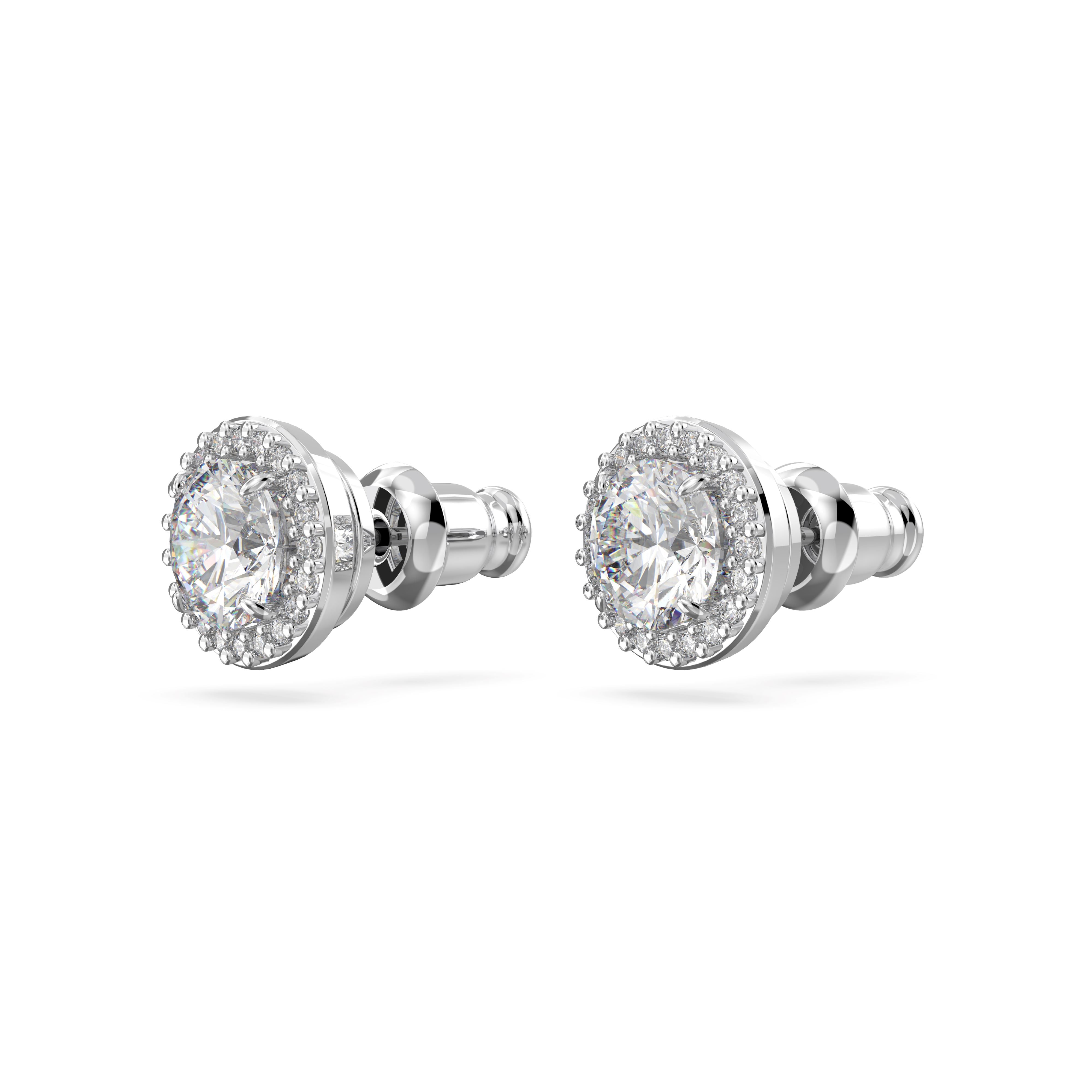 Swarovski Constella Rhodium Pave Earrings