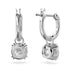 Swarovski Constella Rhodium Drop Earrings