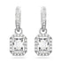 Swarovski Millenia Octagon Rhodium Drop Earrings