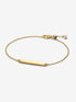 Pandora Engravable Bar Chain Bracelet 14k gold plating