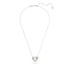 Swarovski Matrix Rhodium White Heart Necklace