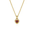 Swarovski Stilla Gold Tone Red Heart Necklace