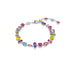 Swarovski Gema Multicoloured Rhodium Bracelet