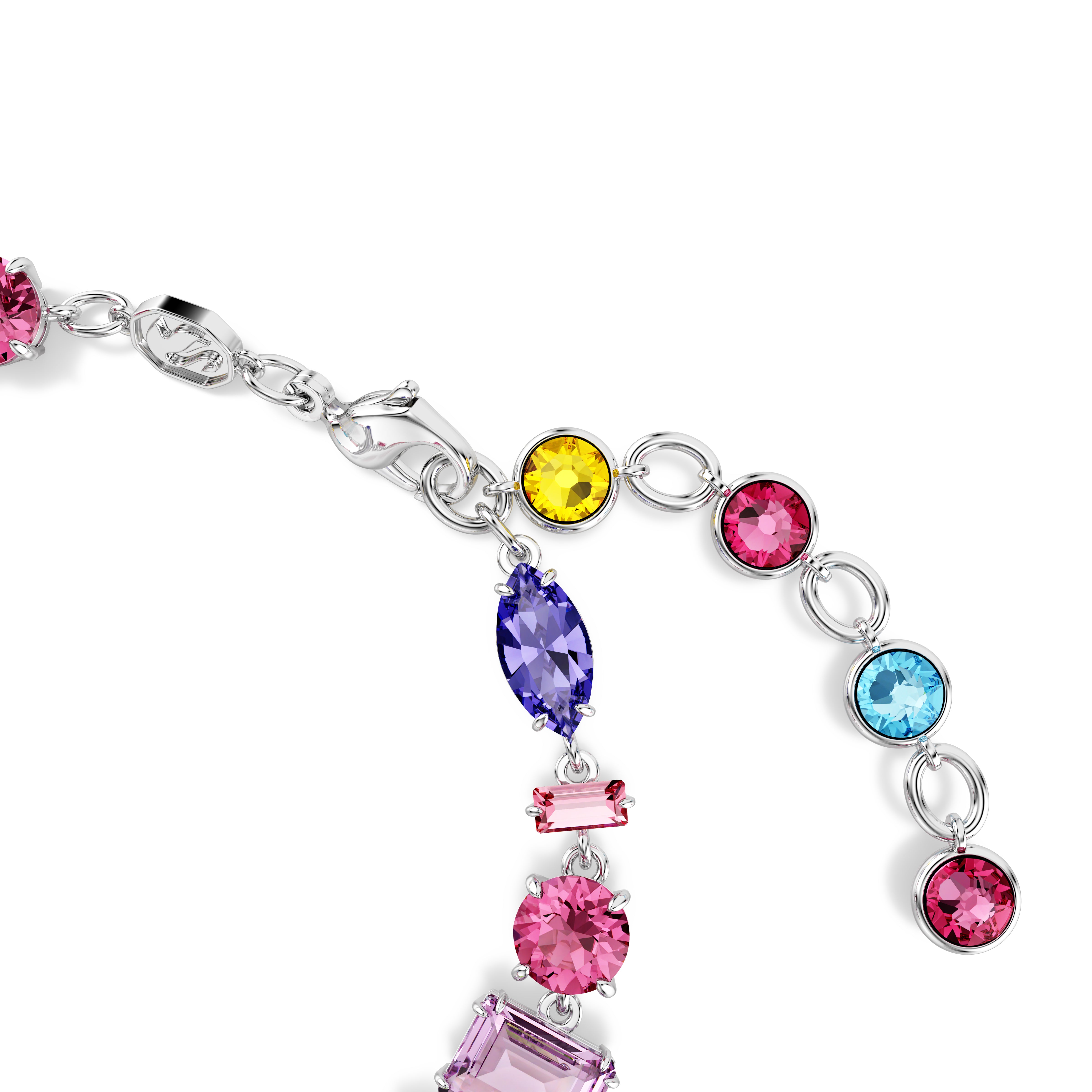 Swarovski Gema Multicoloured Rhodium Bracelet