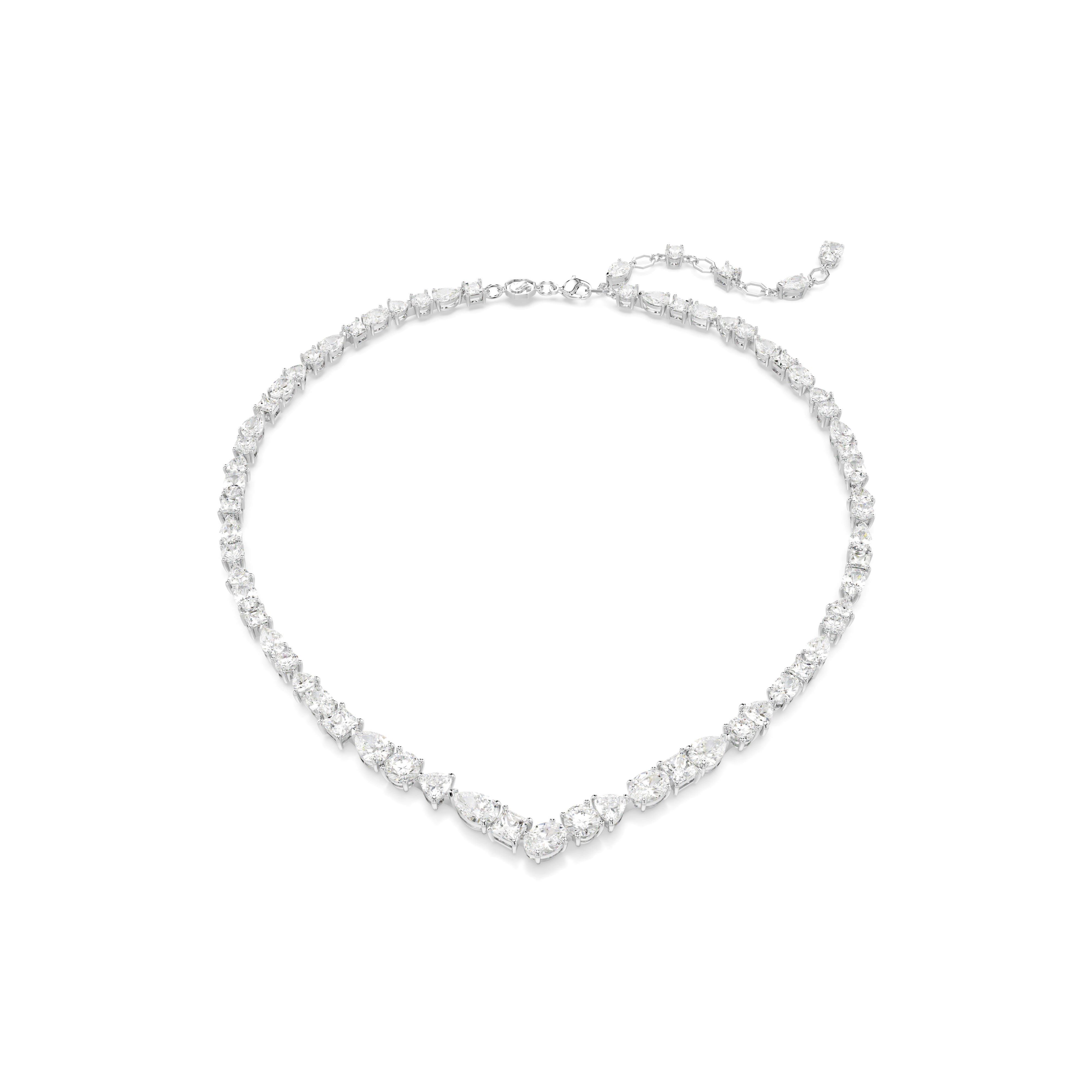 Swarovski Mesmera Mixed Cuts Rhodium Necklace