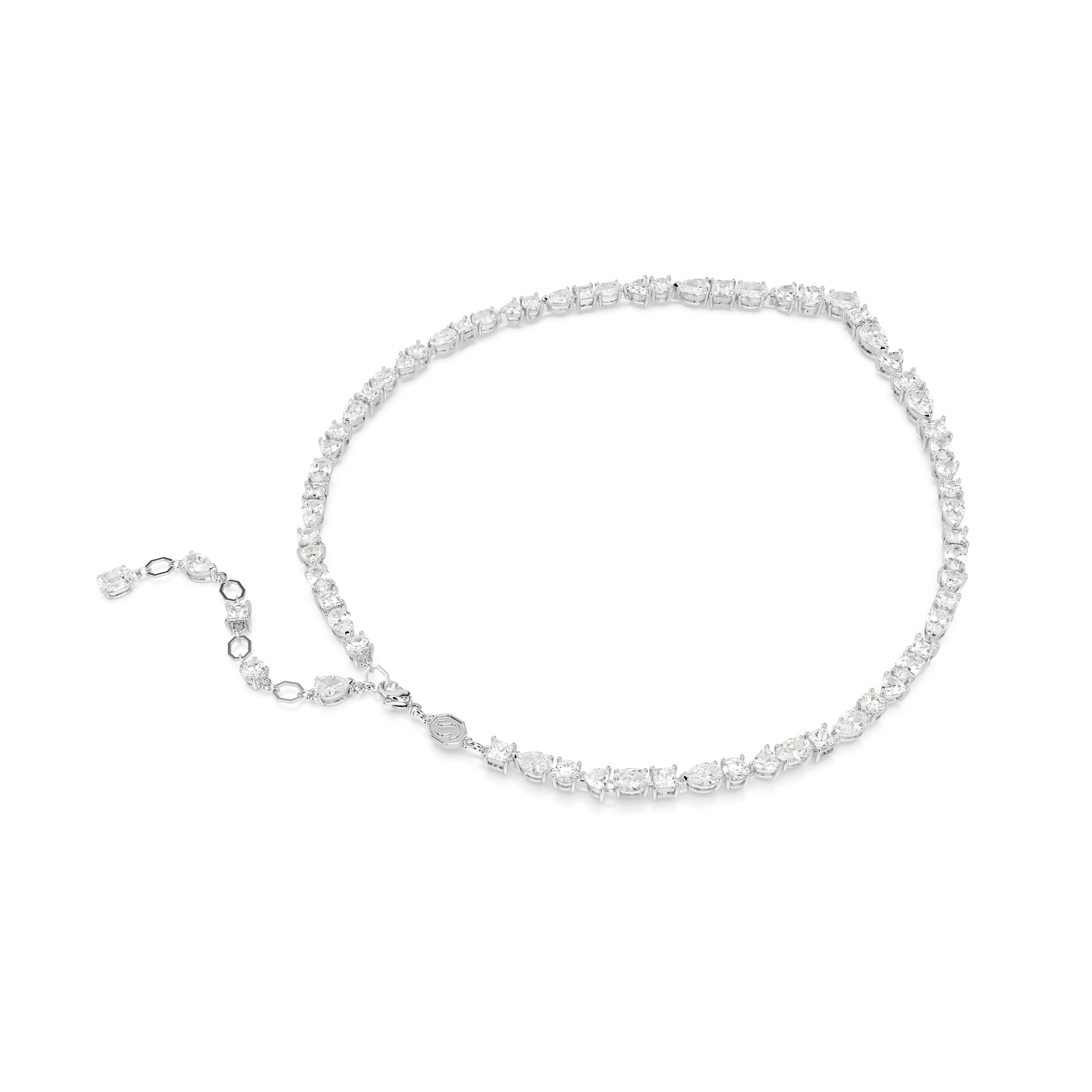 Swarovski Mesmera Mixed Cuts Rhodium Necklace