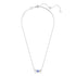 Swarovski Mesmera Rhodium Blue Necklace