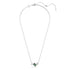 Swarovski Mesmera Rhodium Green Necklace