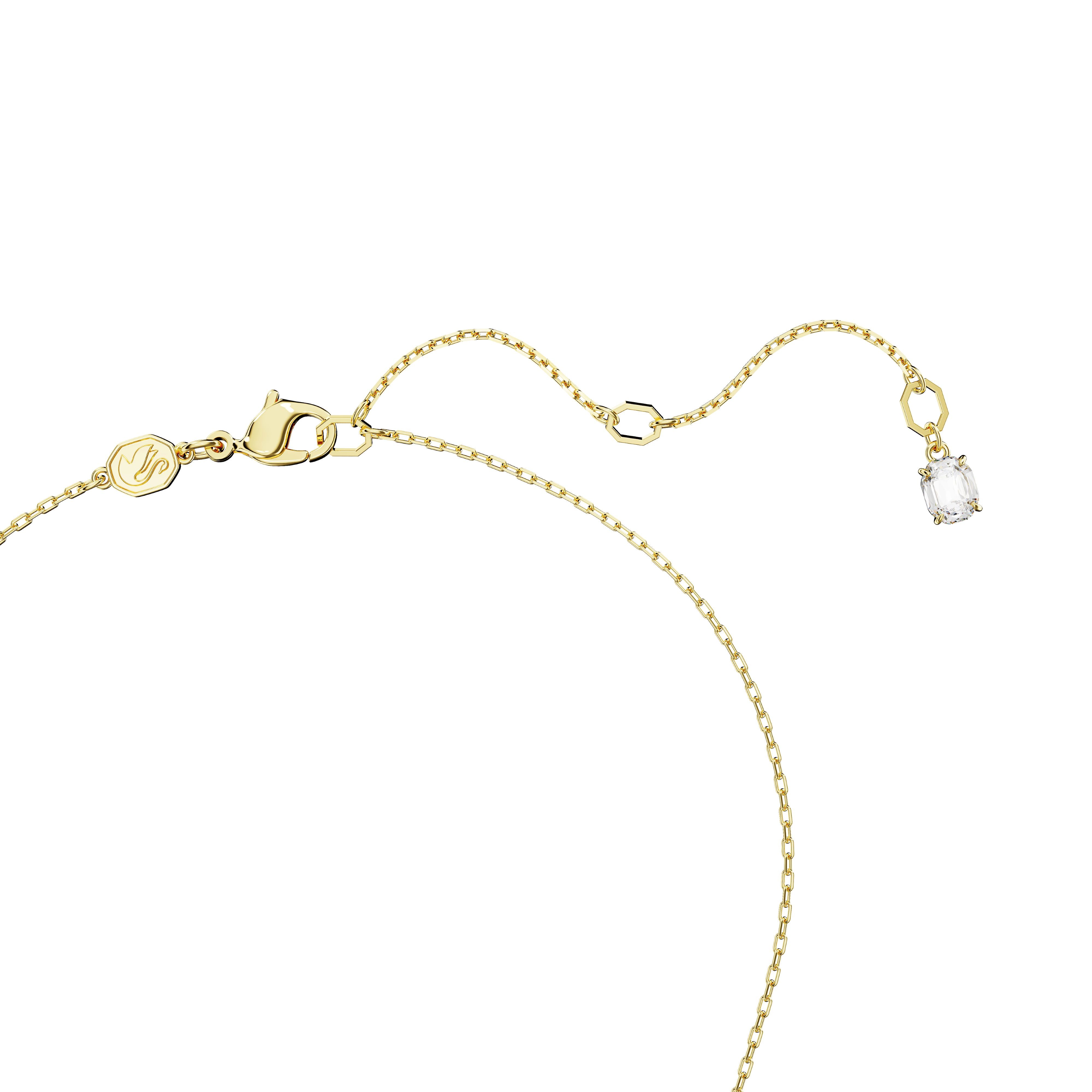 Swarovski Dextera Gold Tone Interlocking Necklace