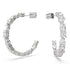 Swarovski Mesmera Rhodium Mixed Cuts Hoop Earrings