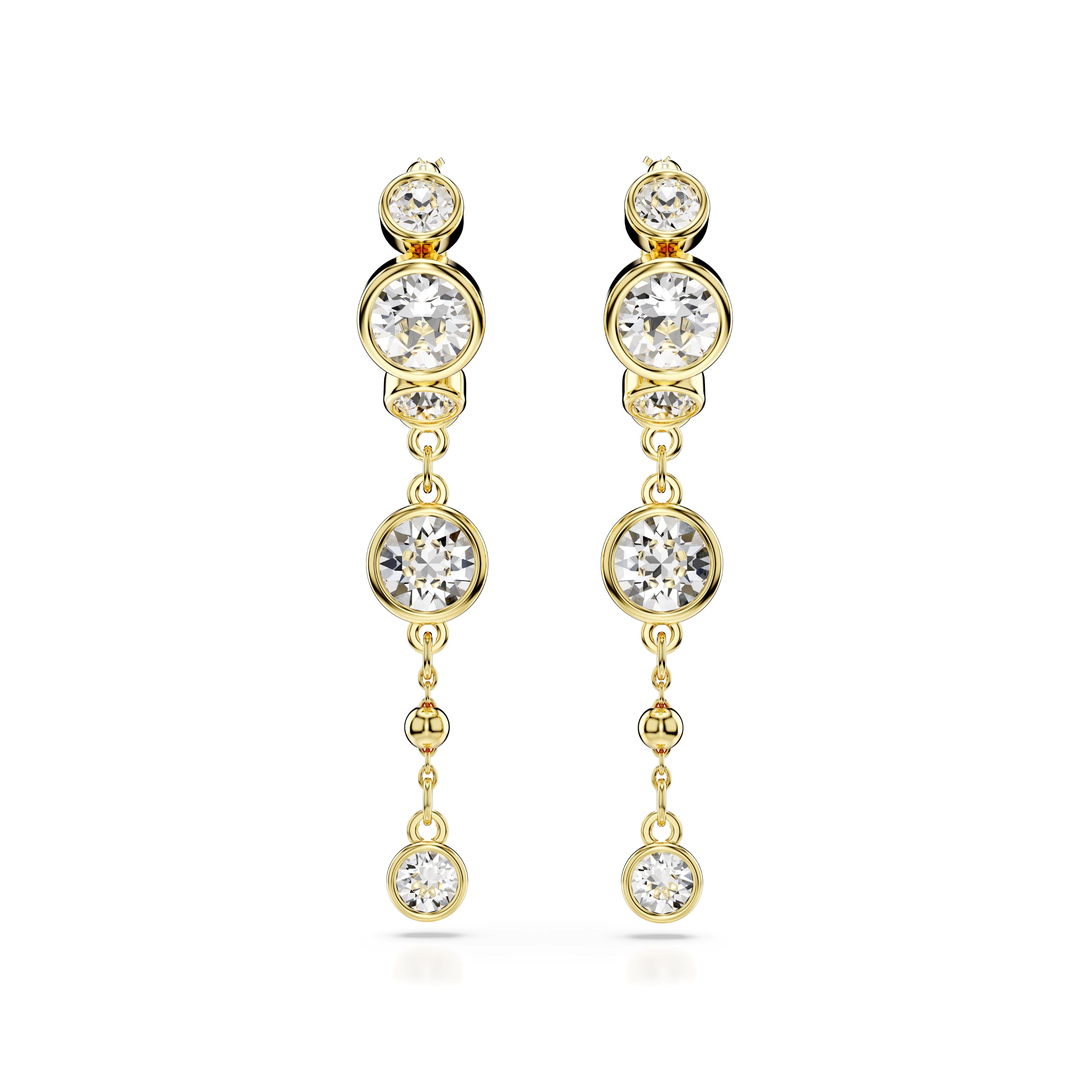 Swarovski Gold Tone Imber Drop Earrings