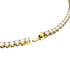 Swarovski Matrix Tennis Round Gold Tone Necklace