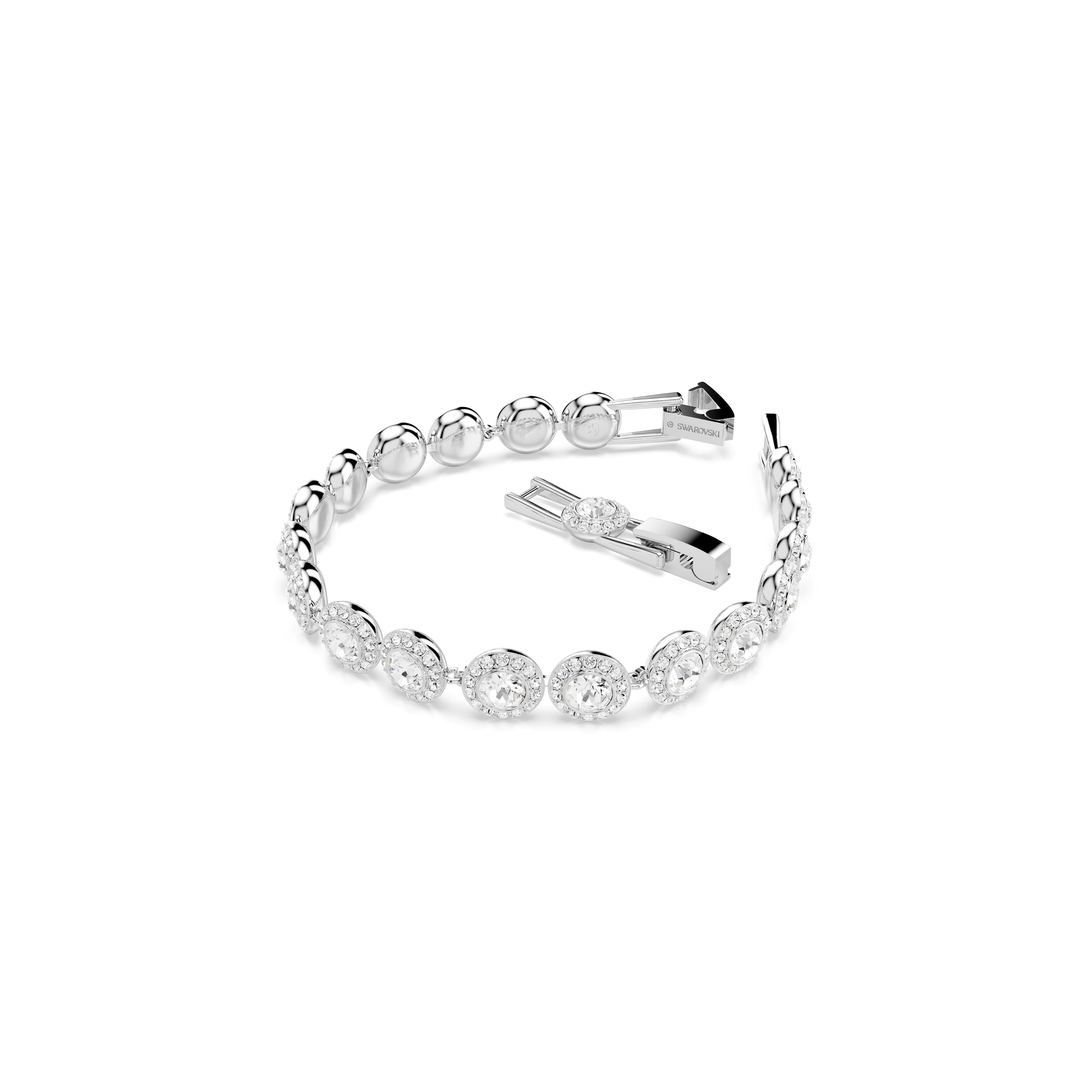 Swarovski Una Rhodium Bracelet