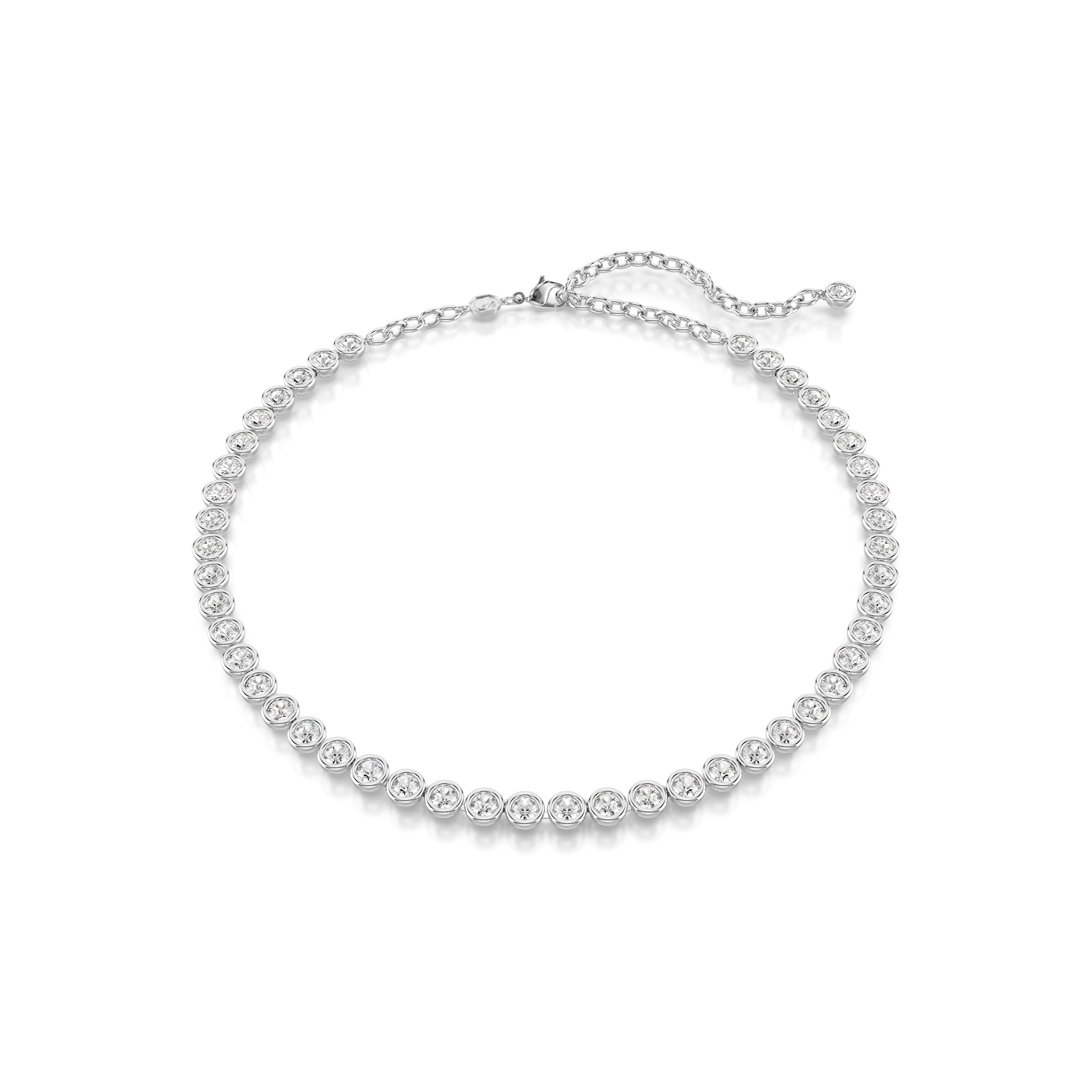 Swarovski Imber Tennis Rhodium Necklace