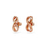 Swarovski Rose Tone Hyperbola Infinity Earrings