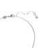 Swarovski Rhodium Hyperbola Heart Necklace