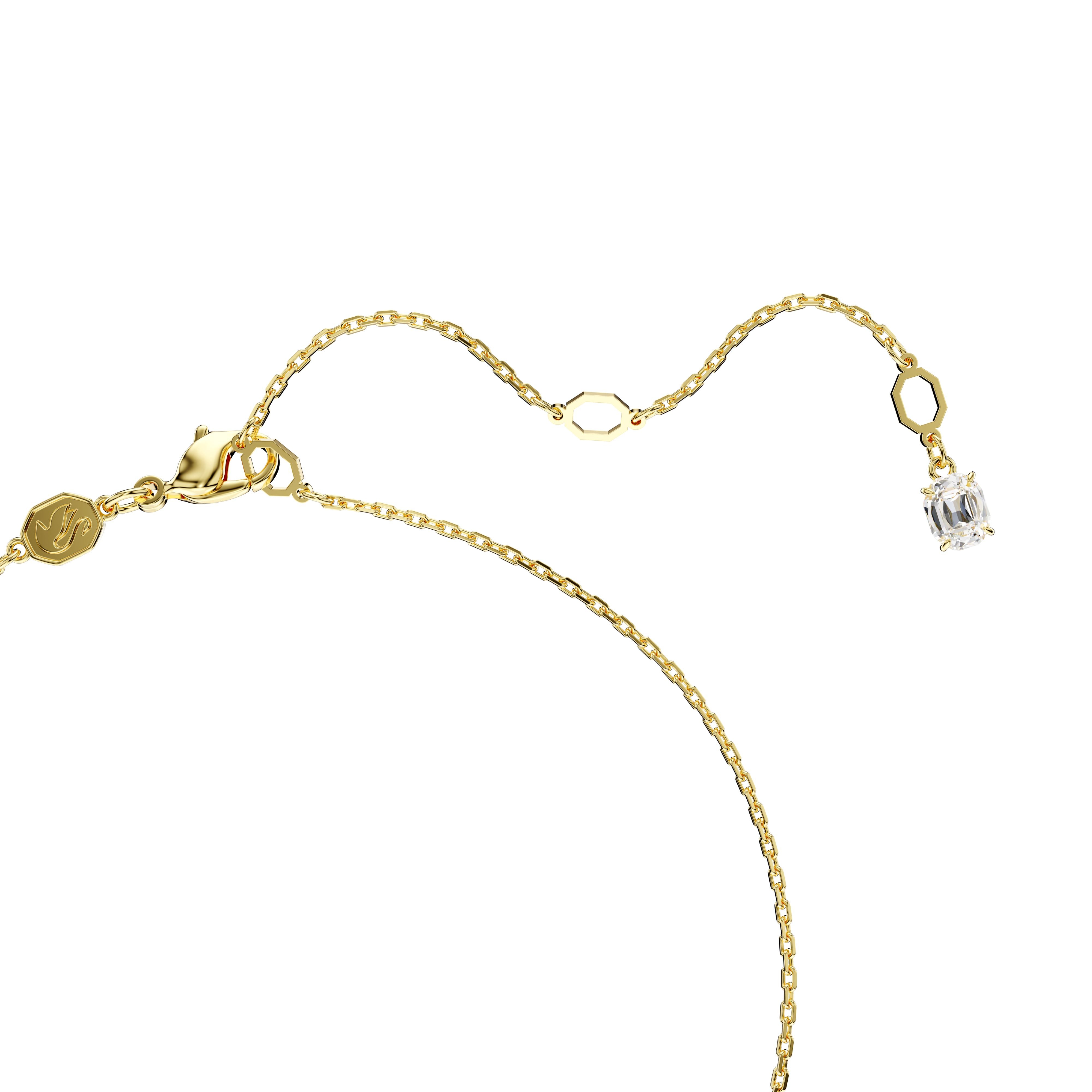 Swarovski Gold Tone Imber Round Cut Necklace