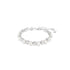Swarovski Rhodium White Pearl Matrix Tennis Bracelet
