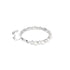 Swarovski Rhodium White Pearl Matrix Tennis Bracelet