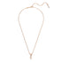 Swarovski Rose Gold Tone Hyperbola Twist Necklace