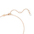 Swarovski Rose Gold Tone Hyperbola Twist Necklace