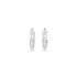 Swarovski Rhodium Matrix Hoop Earrings
