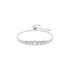 Swarovski Rhodium White Matrix Gradient Slider Bracelet