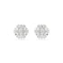 Swarovski Rhodium Idyllia Snowflake Earrings