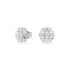 Swarovski Rhodium Idyllia Snowflake Earrings