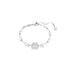 Swarovski Rhodium Idyllia Snowflake Bracelet