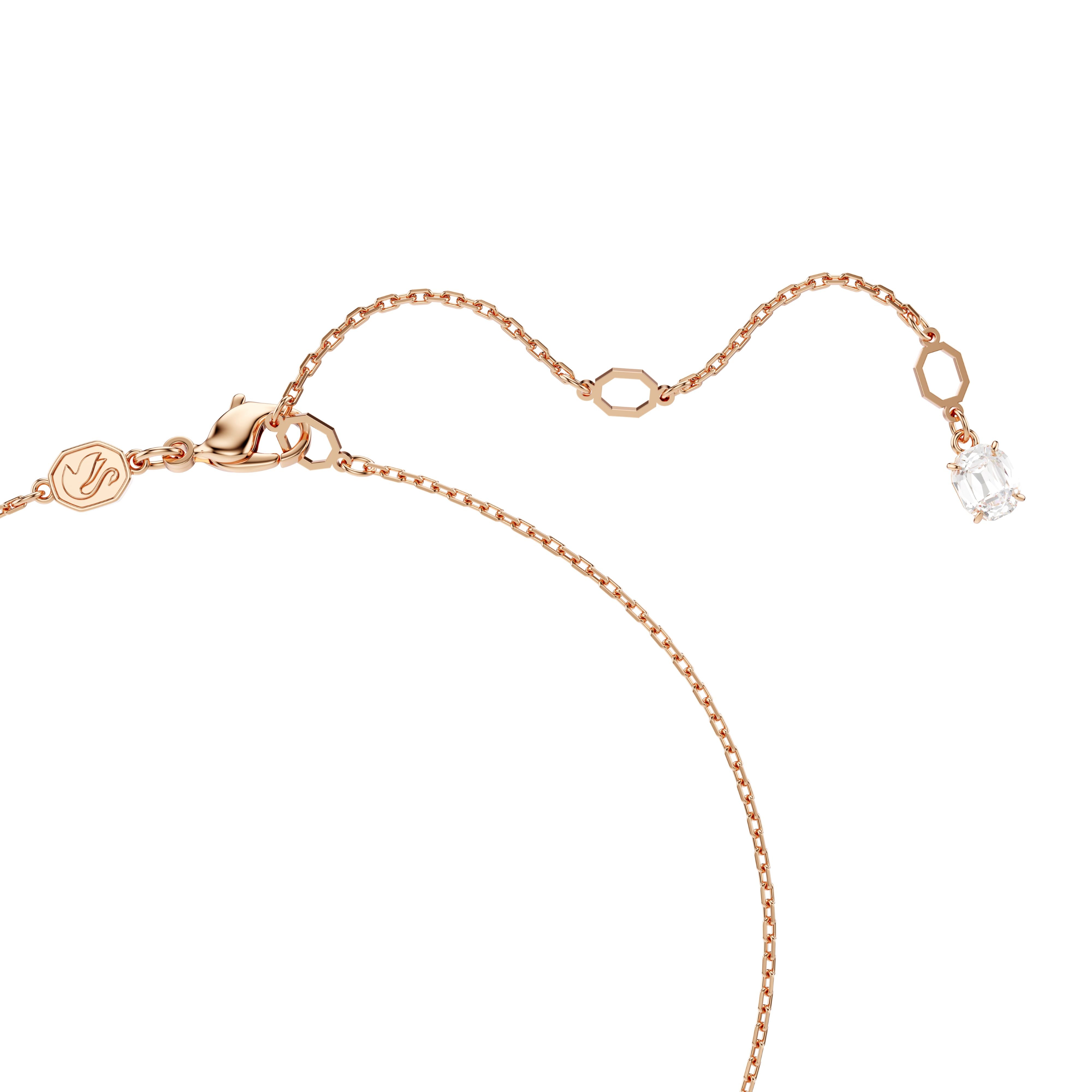 Swarovski Rose Gold Tone Matrix Pearl Necklace