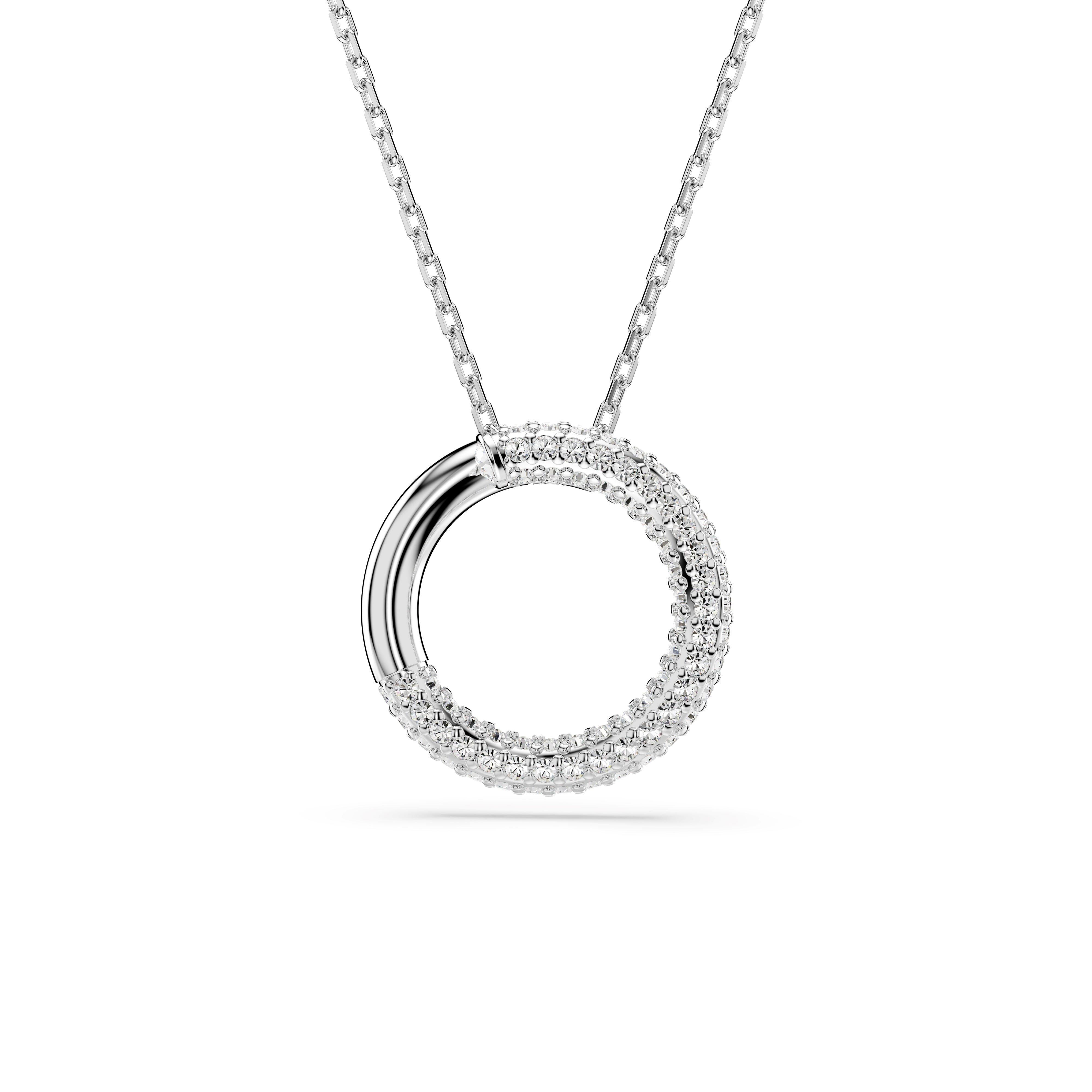 Swarovski Rhodium Dextera Pavé Necklace