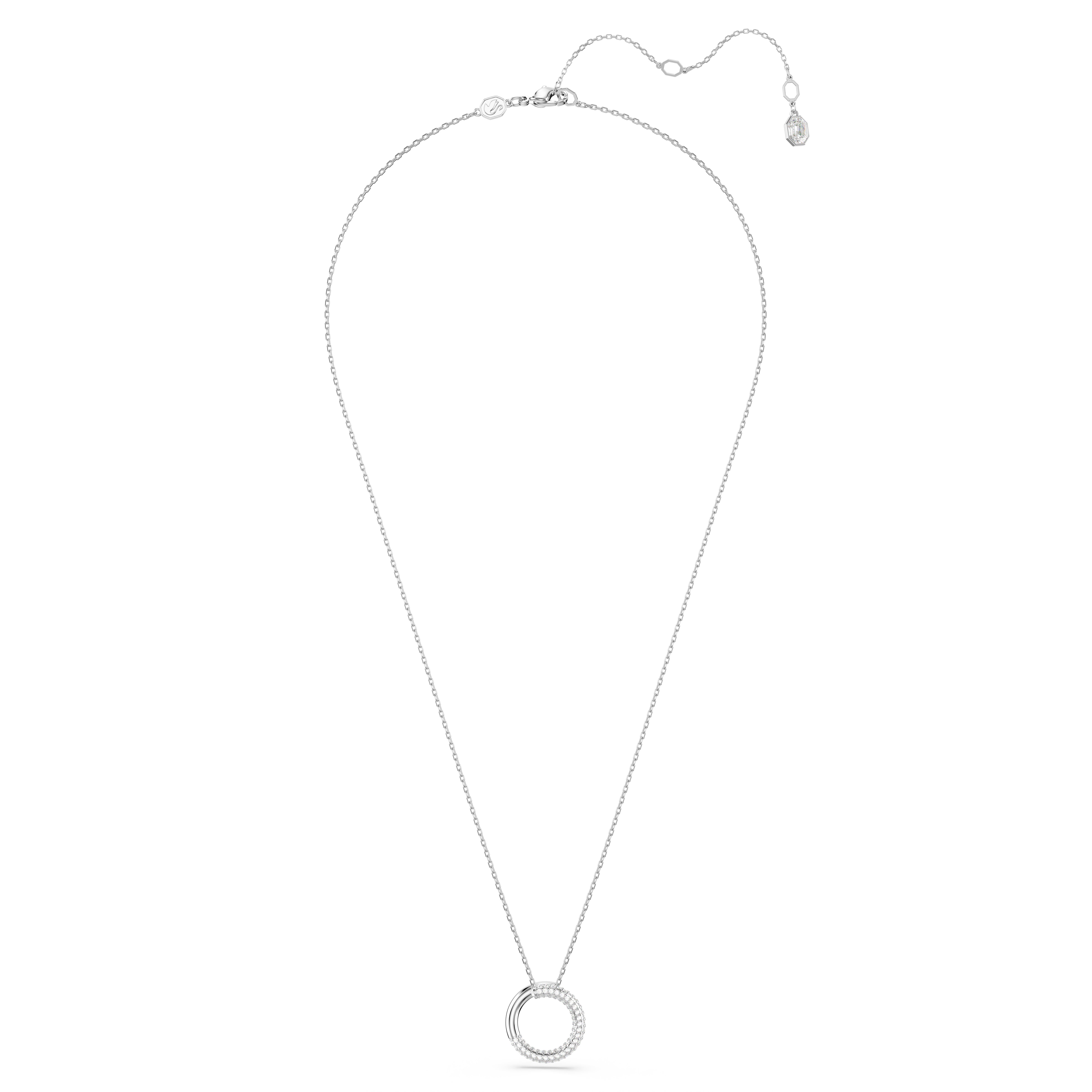 Swarovski Rhodium Dextera Pavé Necklace