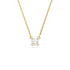 Swarovski Stilla Square Gold Tone Necklace