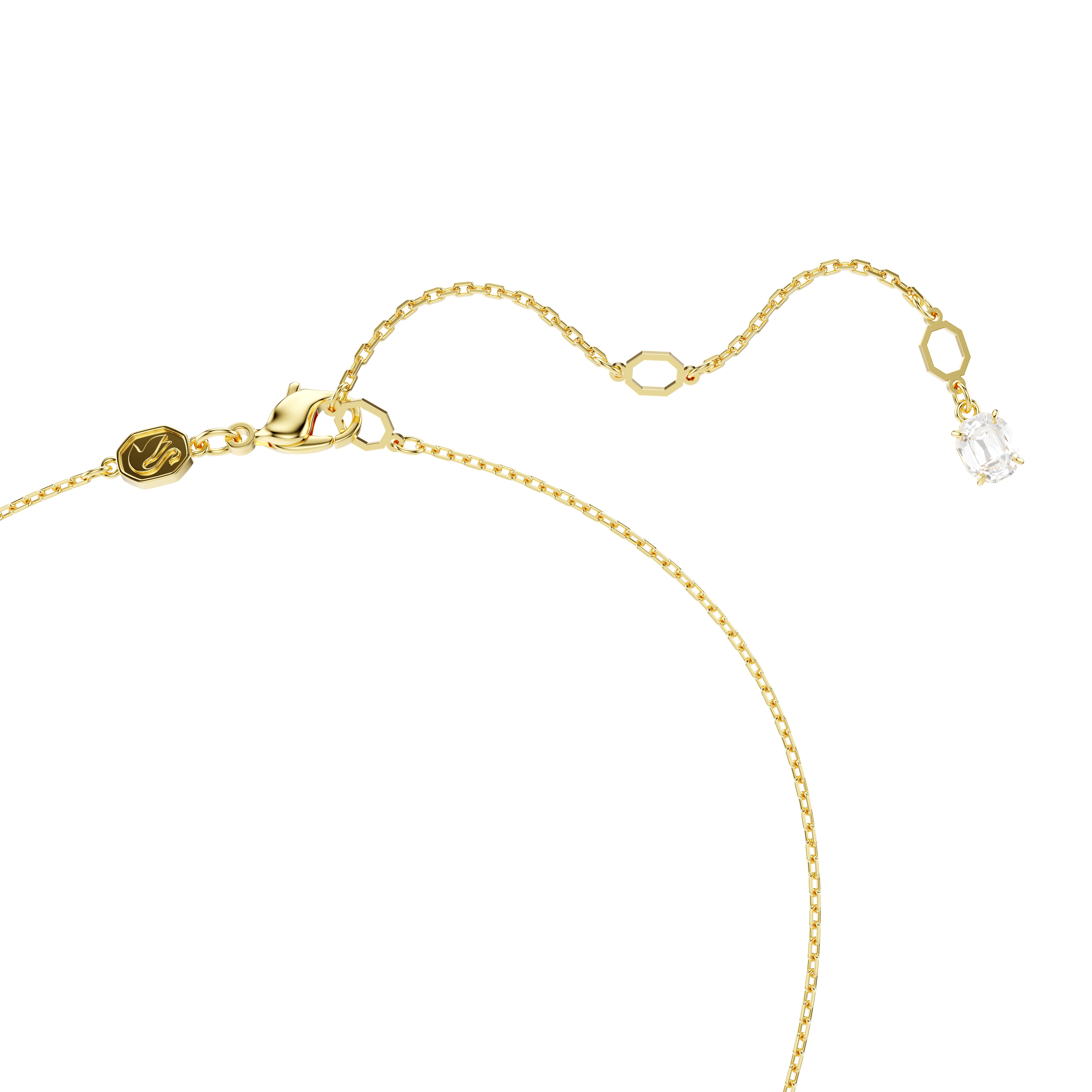 Swarovski Stilla Square Gold Tone Necklace