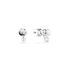 Swarovski Rhodium Matrix Pearl Earrings