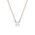 Swarovski Stilla Square Rose Tone Necklace