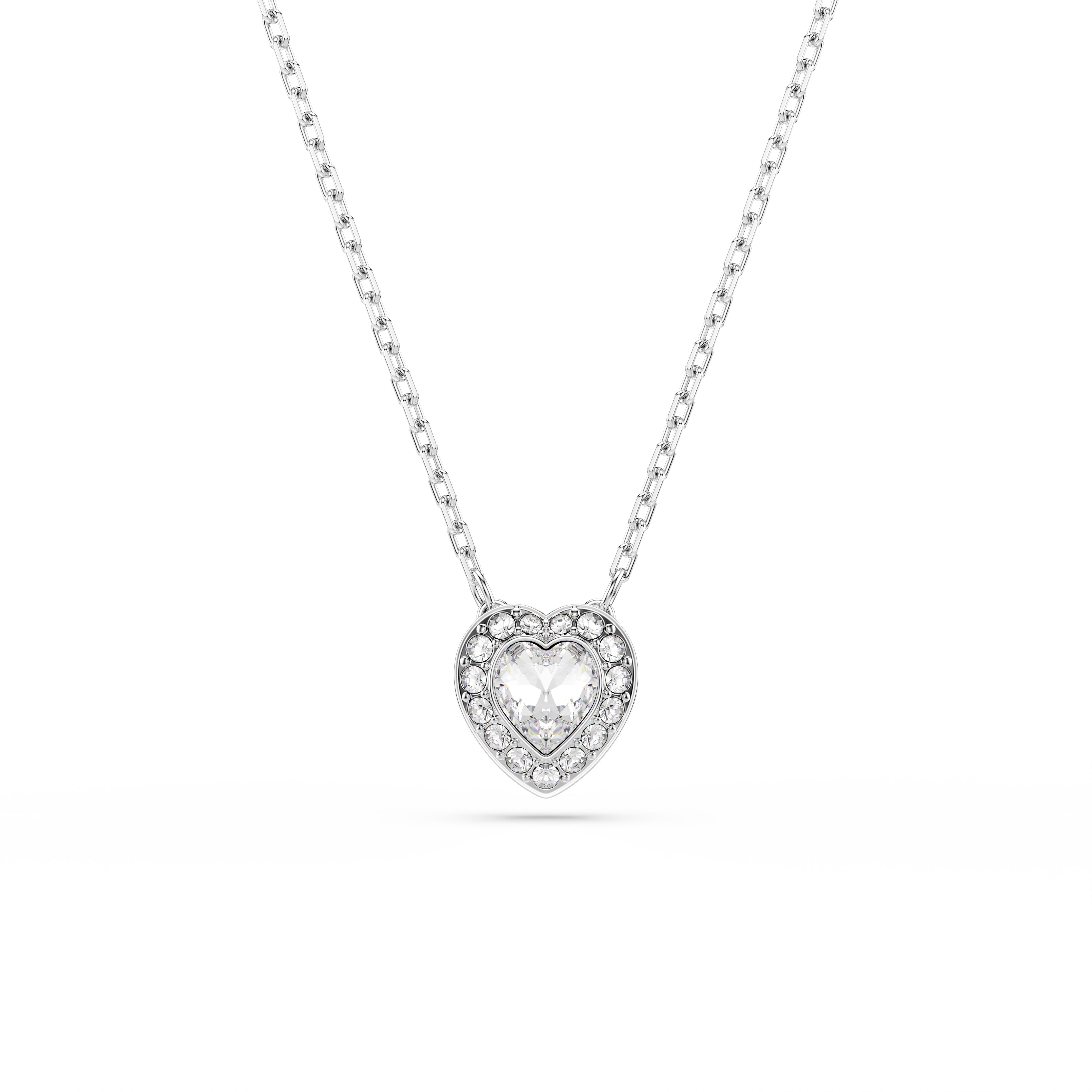 Swarovski Rhodium Angelic Heart Necklace