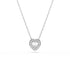 Swarovski Rhodium Angelic Heart Necklace