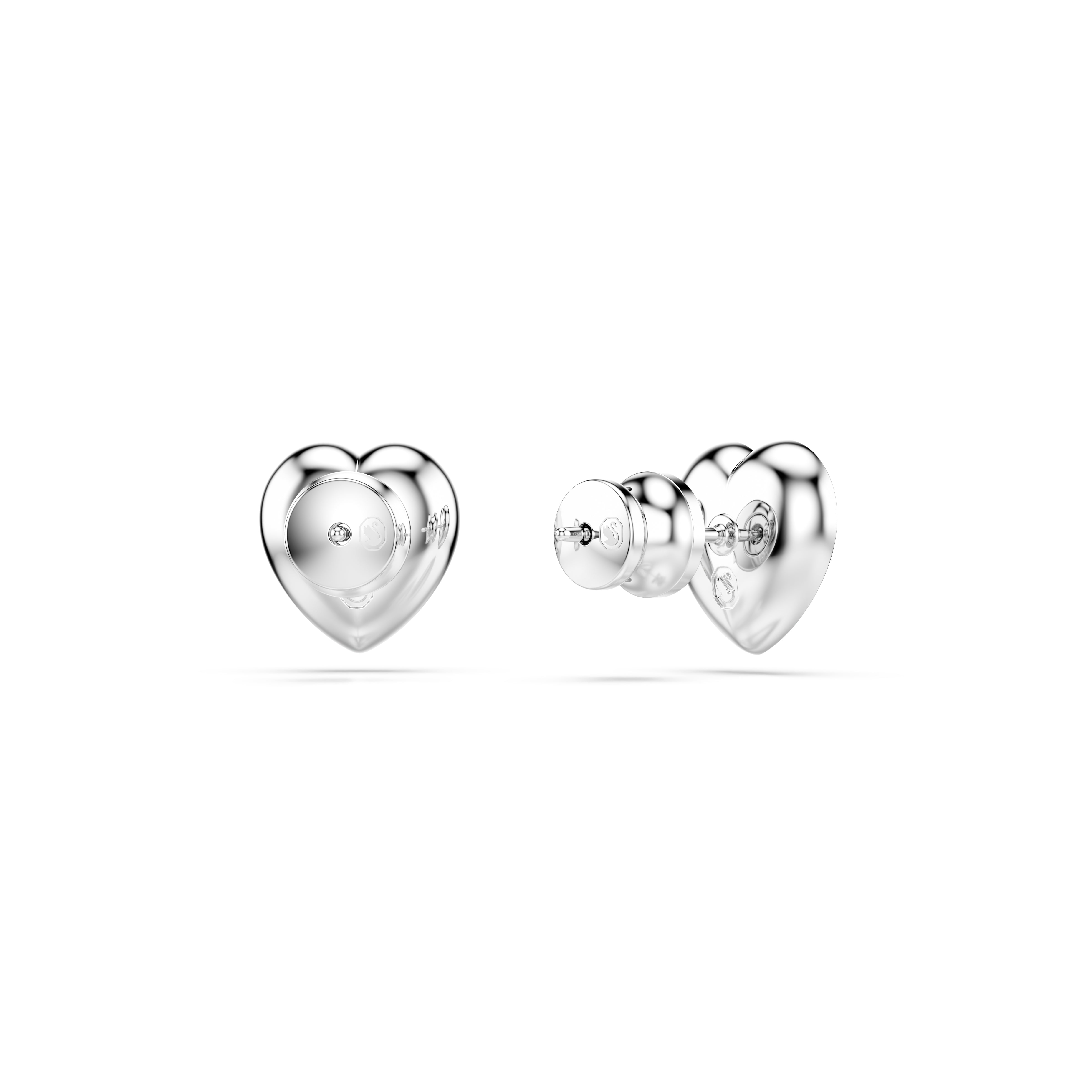 Swarovski Rhodium Angelic Heart Earrings