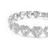 Swarovski Rhodium Angelic Heart Bracelet