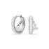 Swarovski Rhodium White Pearl Hoop Earrings