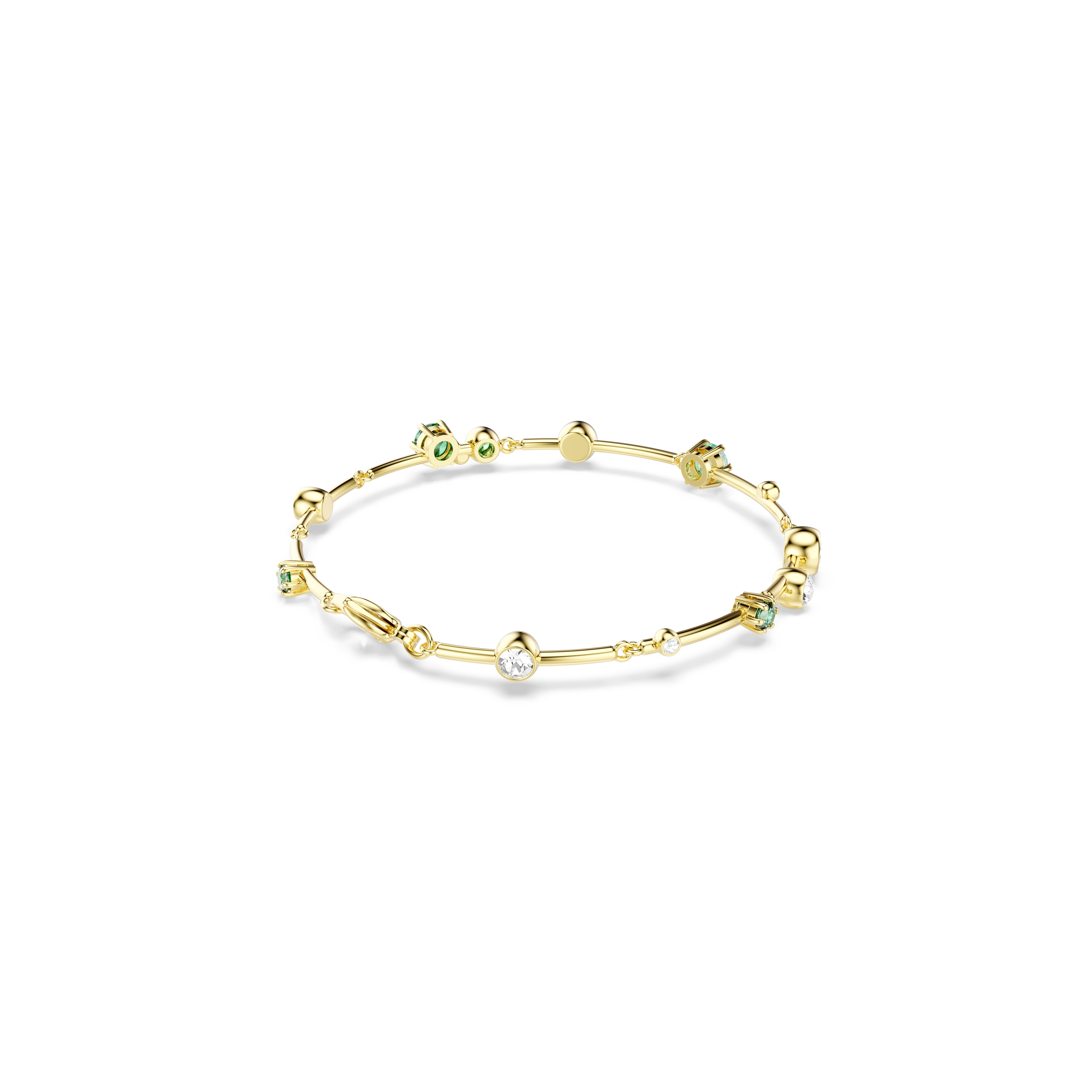 Swarovski Constella Green Gold Tone Bracelet